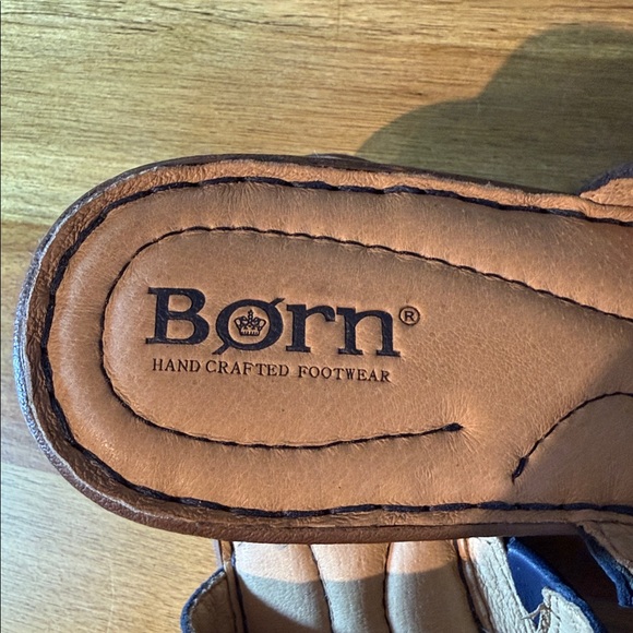 Born Navy Blue Slide Sandals - Picture 2 of 10